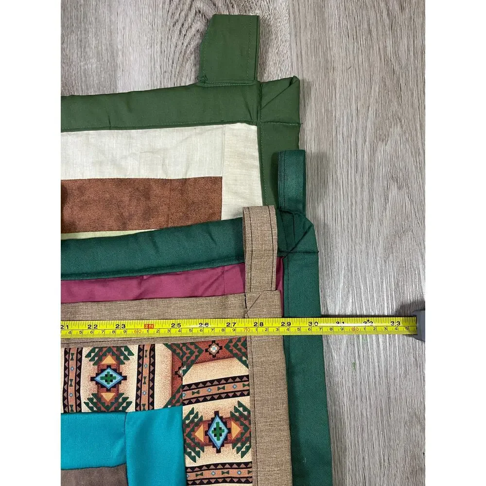 Set of 3 The‎ Mountain Art Wall Hangings Quilted Cotton Tapestry Panels